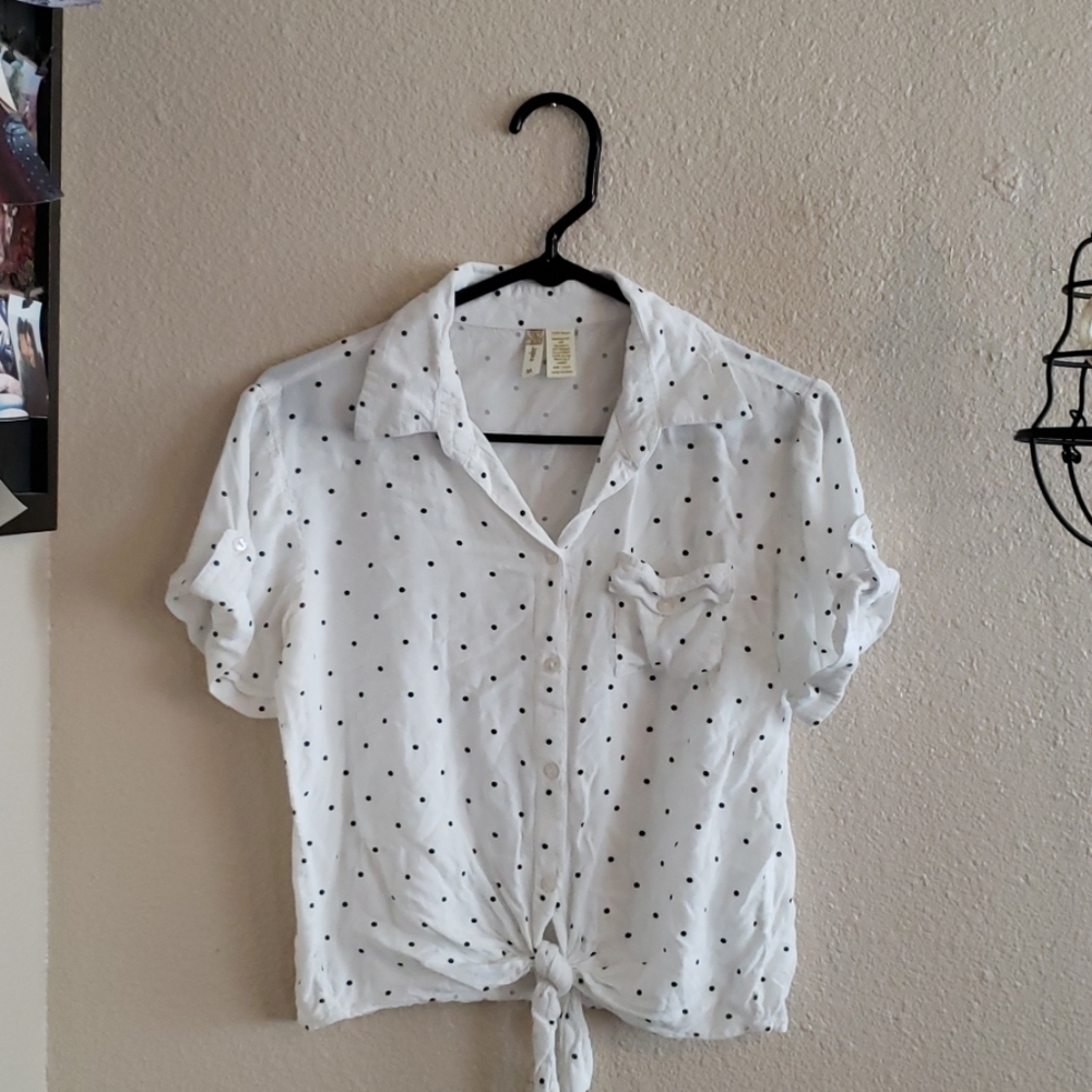 Polka-Dot Blouse